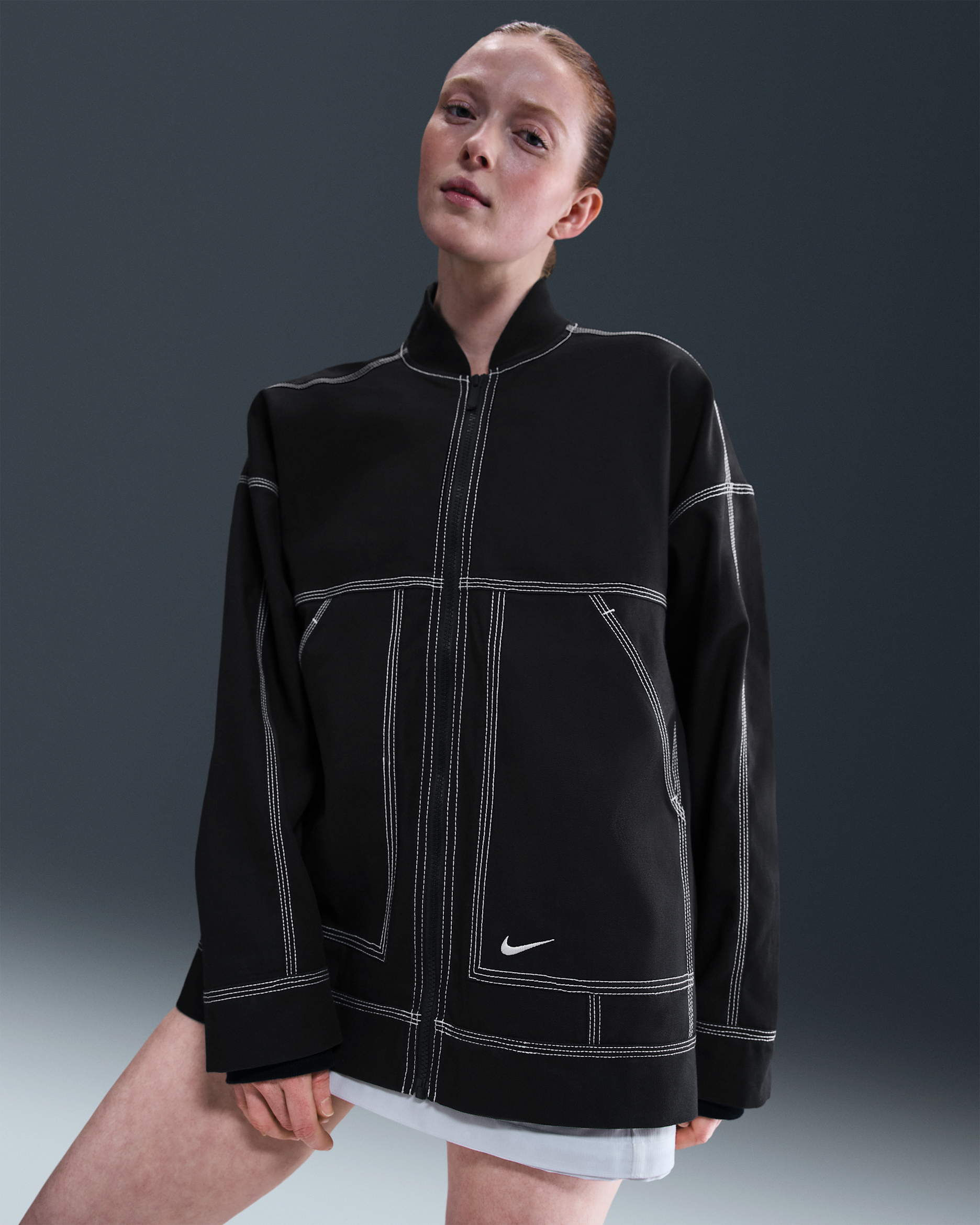 Nike Sportswear Women's Oversized Graphic Cargo Jacket. Nike.com